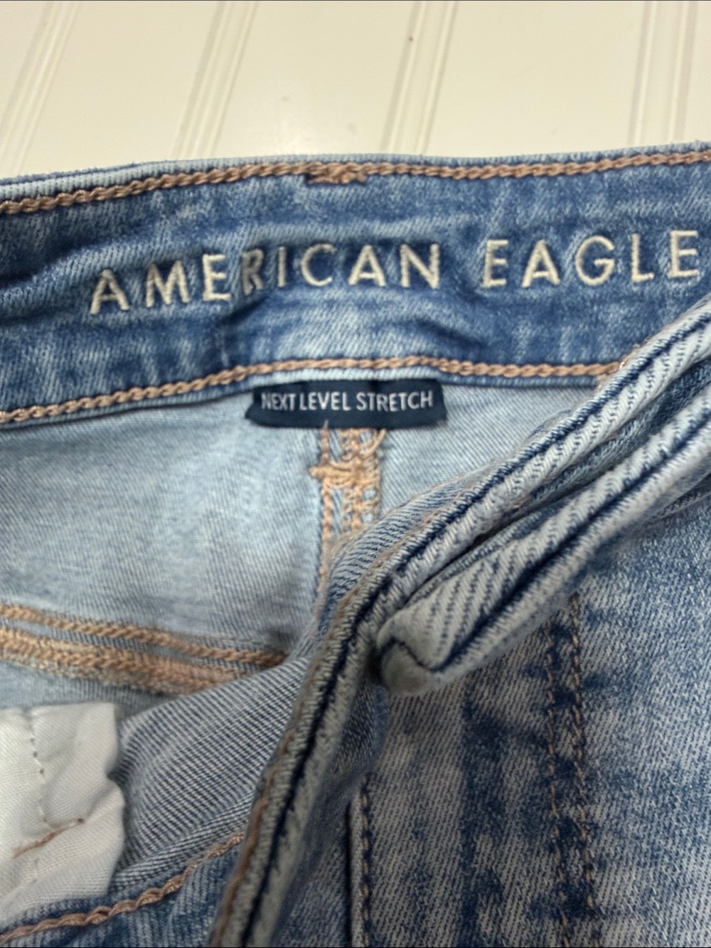 American Eagle Women’s Blue Next Level High-Rise Shorty Shorts Size 2 - Picture 6 of 10